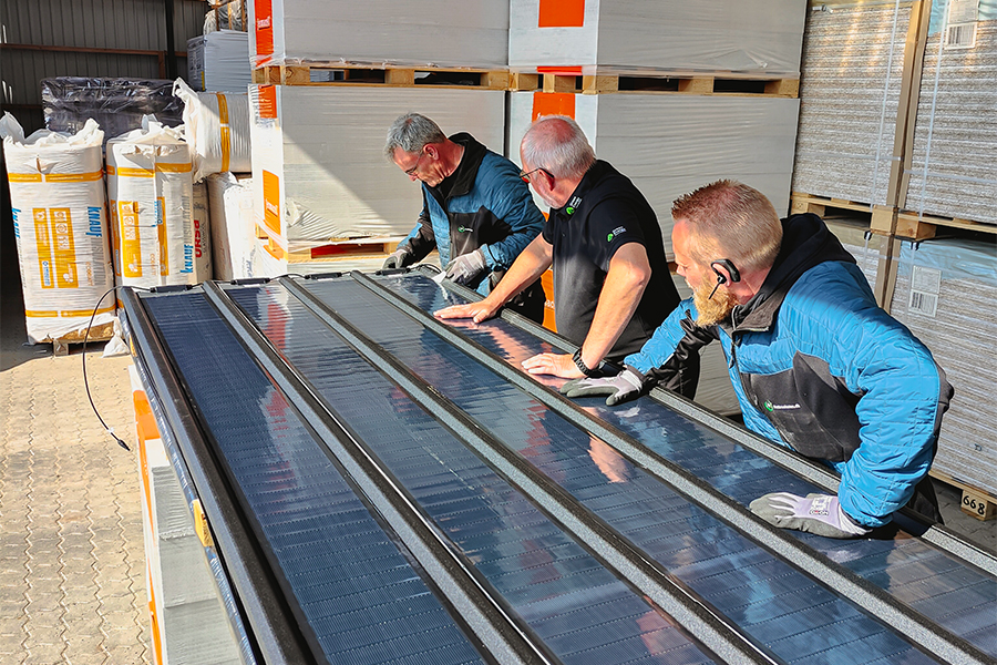 Areco Green Energy Solar-Pandeplade-Nettrælasten